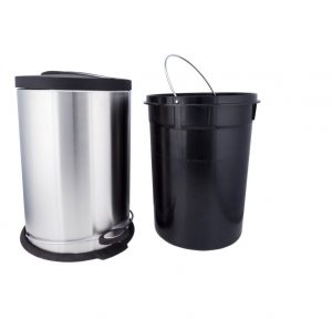 سطل زباله استیل خارجی 12 لیتری