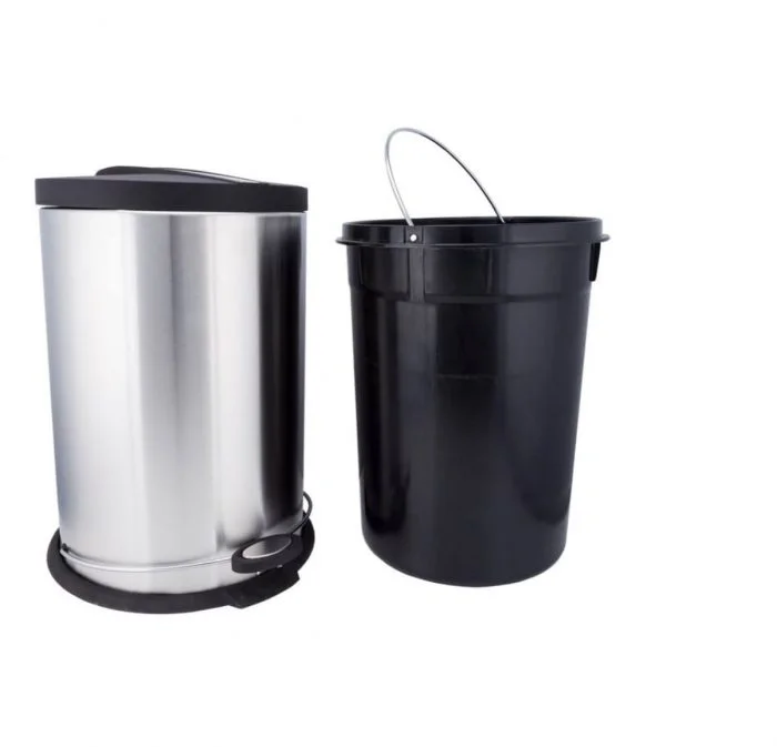سطل زباله استیل 12 لیتری