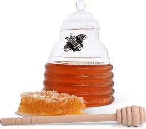 ظرف عسل خوری همراه قاشق