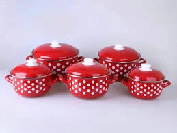 ظروف لعابی زرد رنگ قدیمی چه مزایایی نسبت به سایر ظروف لعابی دارند؟ 15 ظروف لعابی فلزی