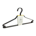 چوب رختی فلزی ضخیم 6 عددی نقره ای - تصویر 3