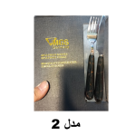کارد و چنگال دسته سرامیک طرح ماربل