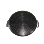 تابه دو دسته استیل کف لیزری سایز 30 - تصویر 3