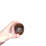 لیوان بشکه خط دار بزرگ چوبی 1 عددی - تصویر 2