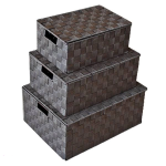 باکس تسمه ای سه سایز طوسی - تصویر 3