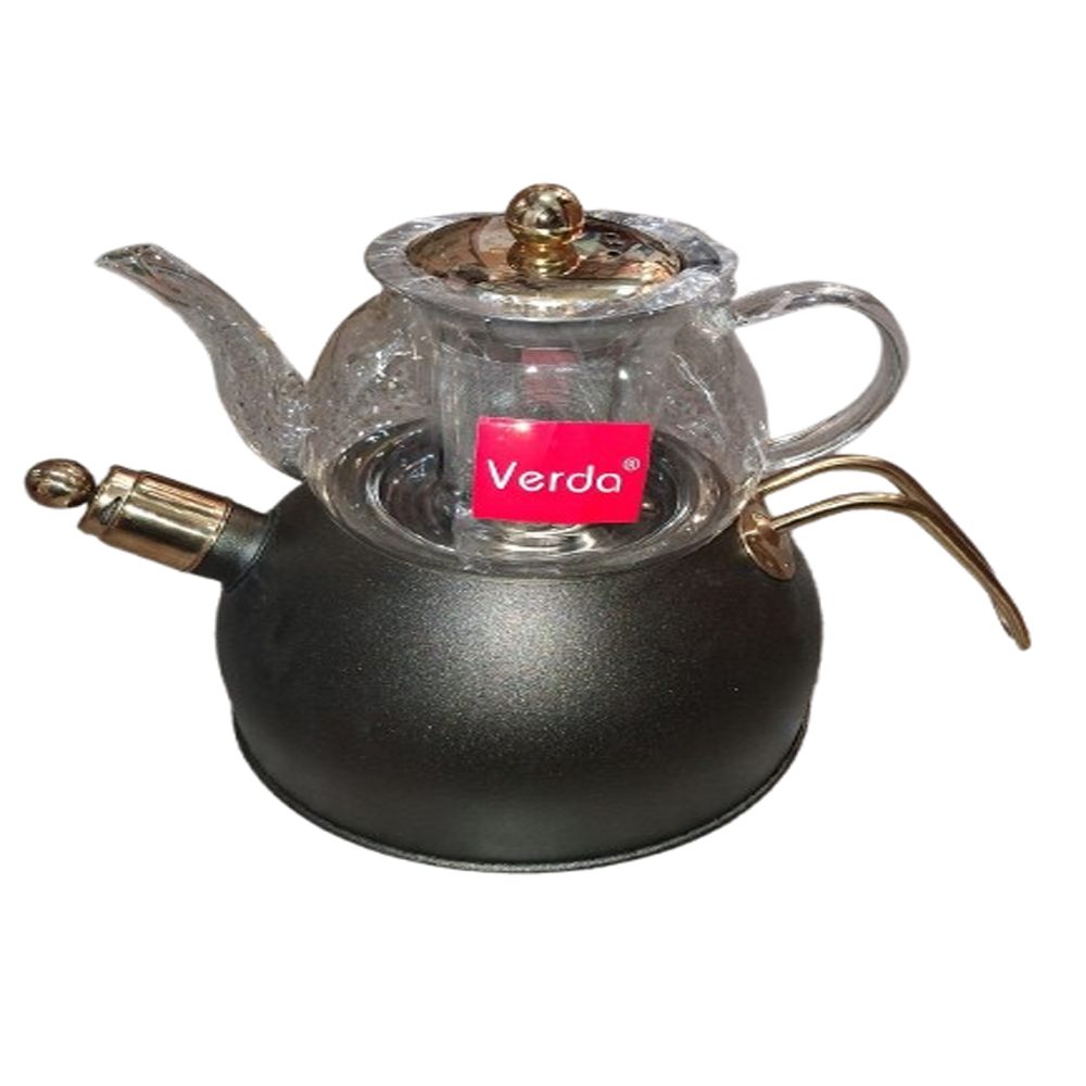 verda_zaytoni-removebg-preview کتری قوری وردا رنگ زیتونی اکلیلی - تصویر 1