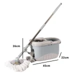 تی چرخشی پدال دار لیمون طوسی