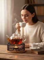 وارمر بدون قوری مدل توری کف چوب - تصویر 2